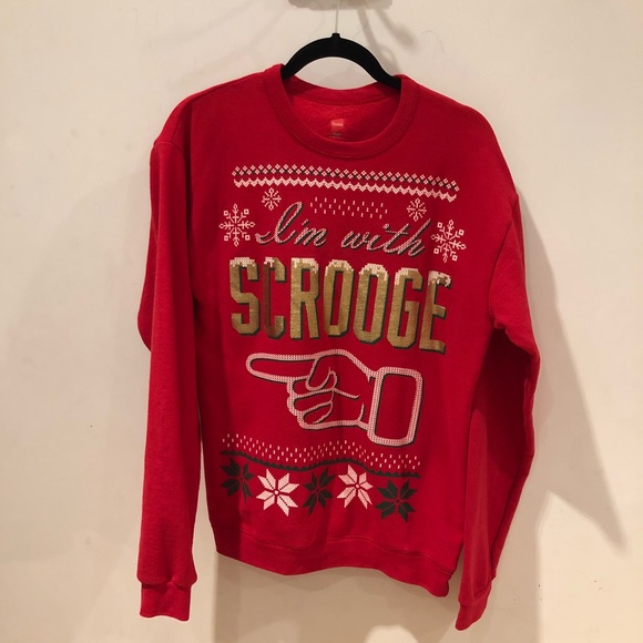 scrooge christmas sweater